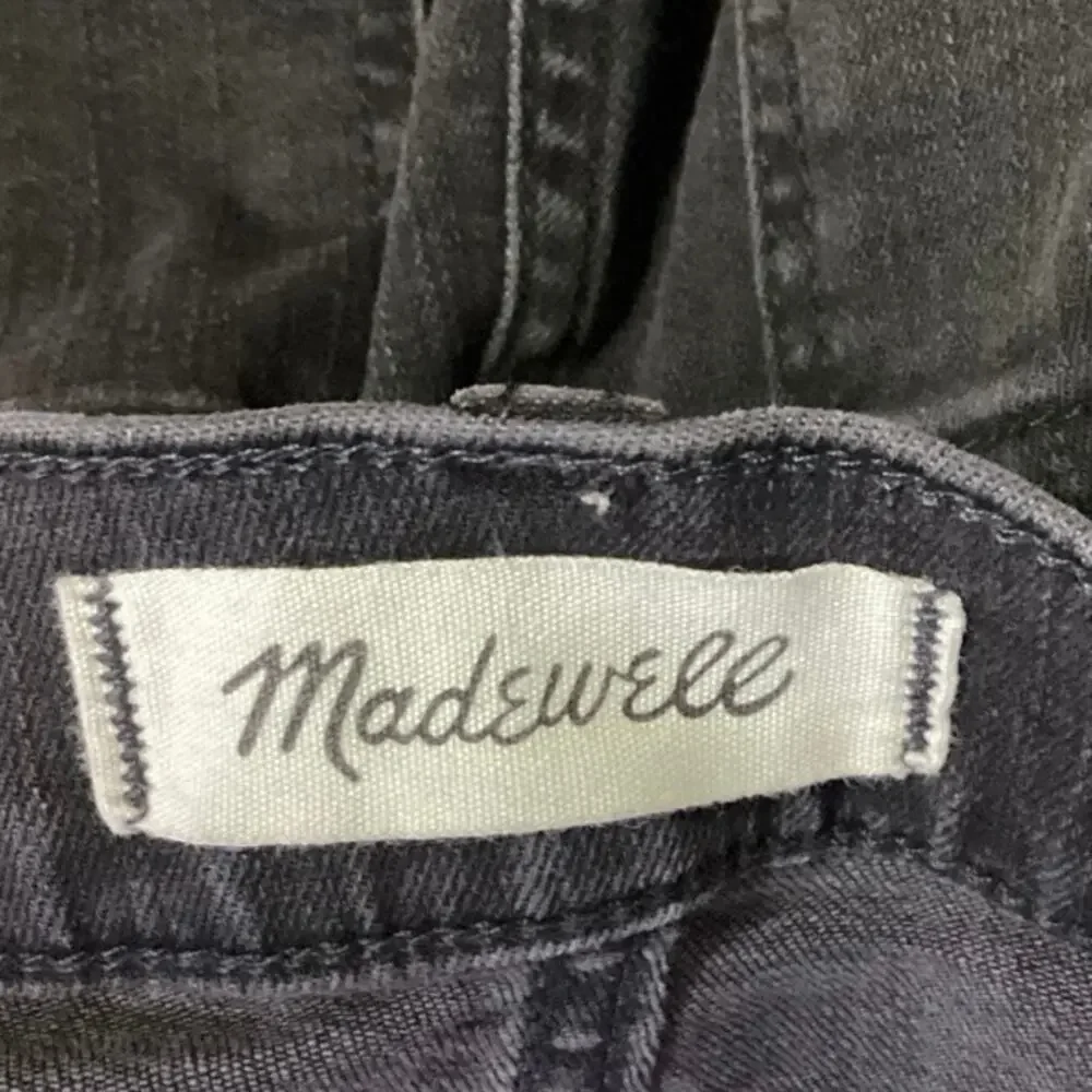 Madewell Women's Black 11" High Rise Skinny Stretch Ankle Denim Jeans Pants 27 - Picture 4 of 6